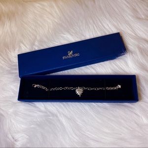 Swarovski heart bracelet